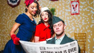 Timeless Scene 3 – Jane Wilde & Alexis Tae Threesome with Soldier Сover