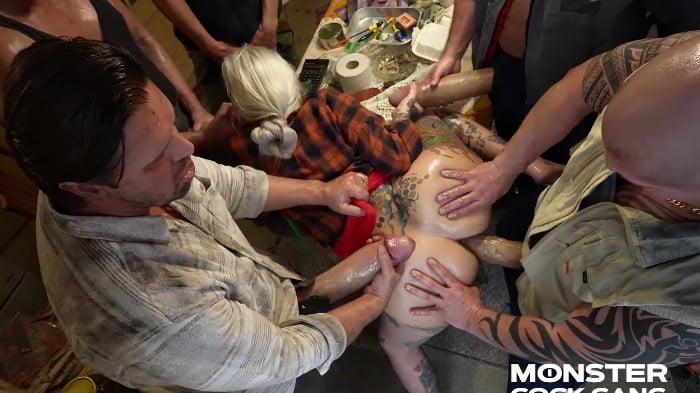 Monstercockgang 4 Alexxa Vice Part 1 He Shared Girlfriend With Cousins 1080p X265 Re-Encode 5
